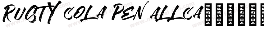 Rusty Cola Pen Allca字体转换
